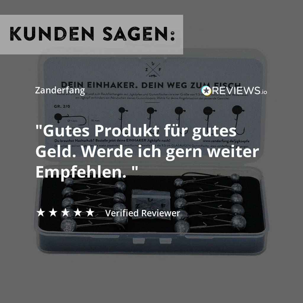 Erfahrung Jigkopf Bewertungen Zanderfang Einhaker