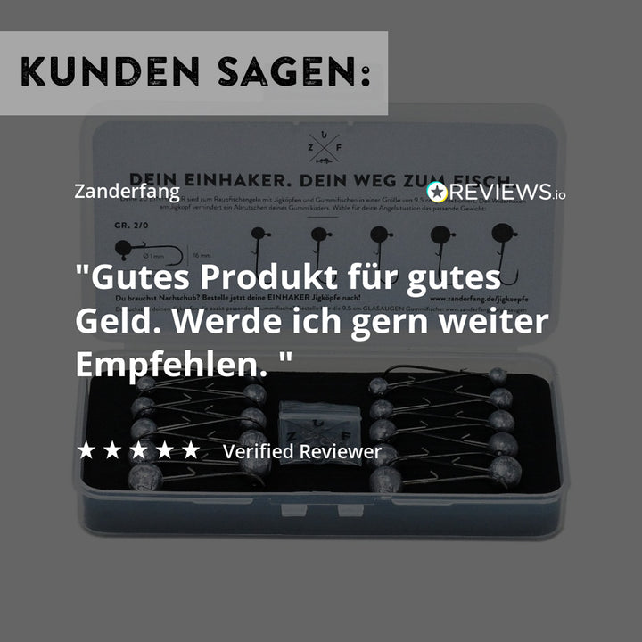 Erfahrung Jigkopf Bewertungen Zanderfang Einhaker