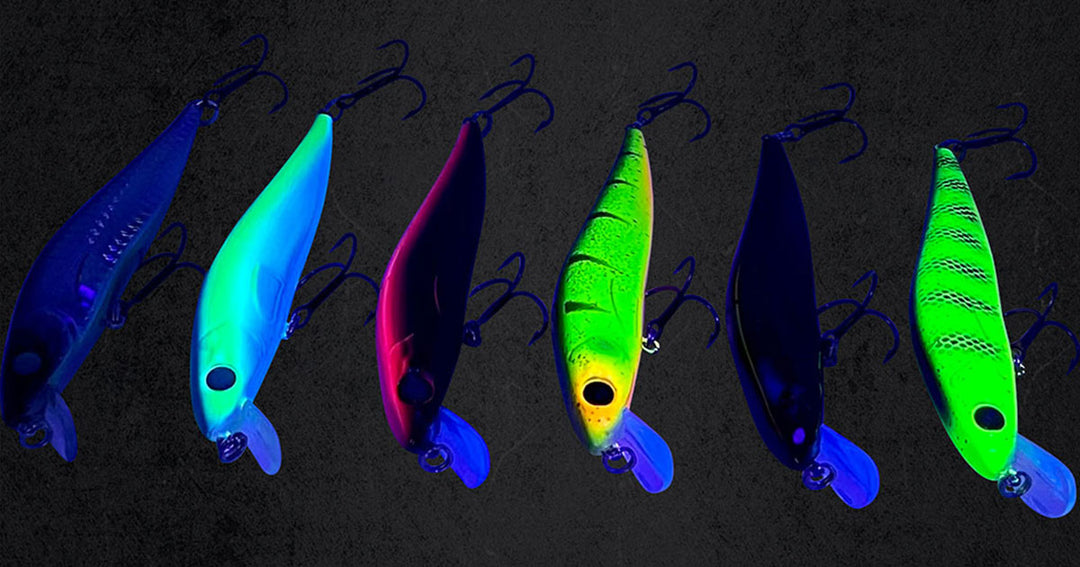 Zander-Wobbler nachts UV-aktiv
