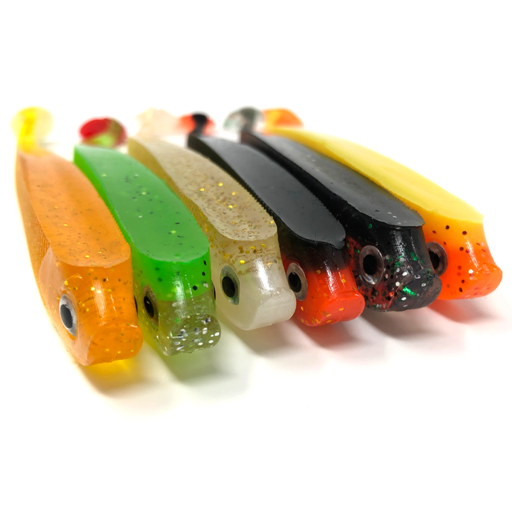 Zanderfang Gummifische 6 Farben