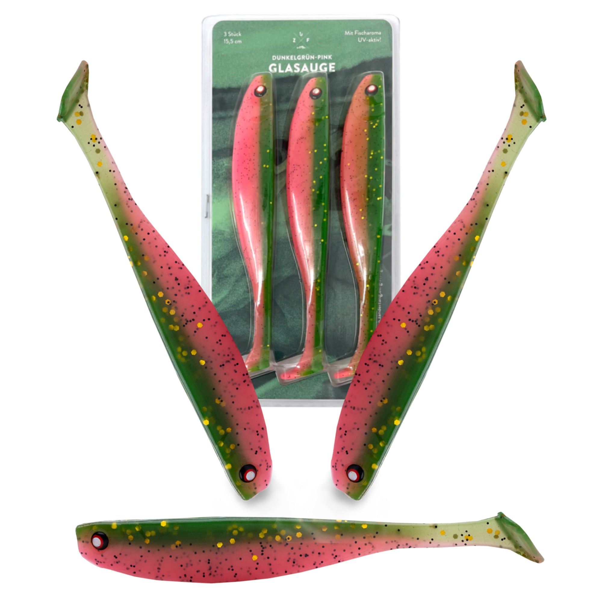 Gummifisch für Hecht und Zander in 15cm