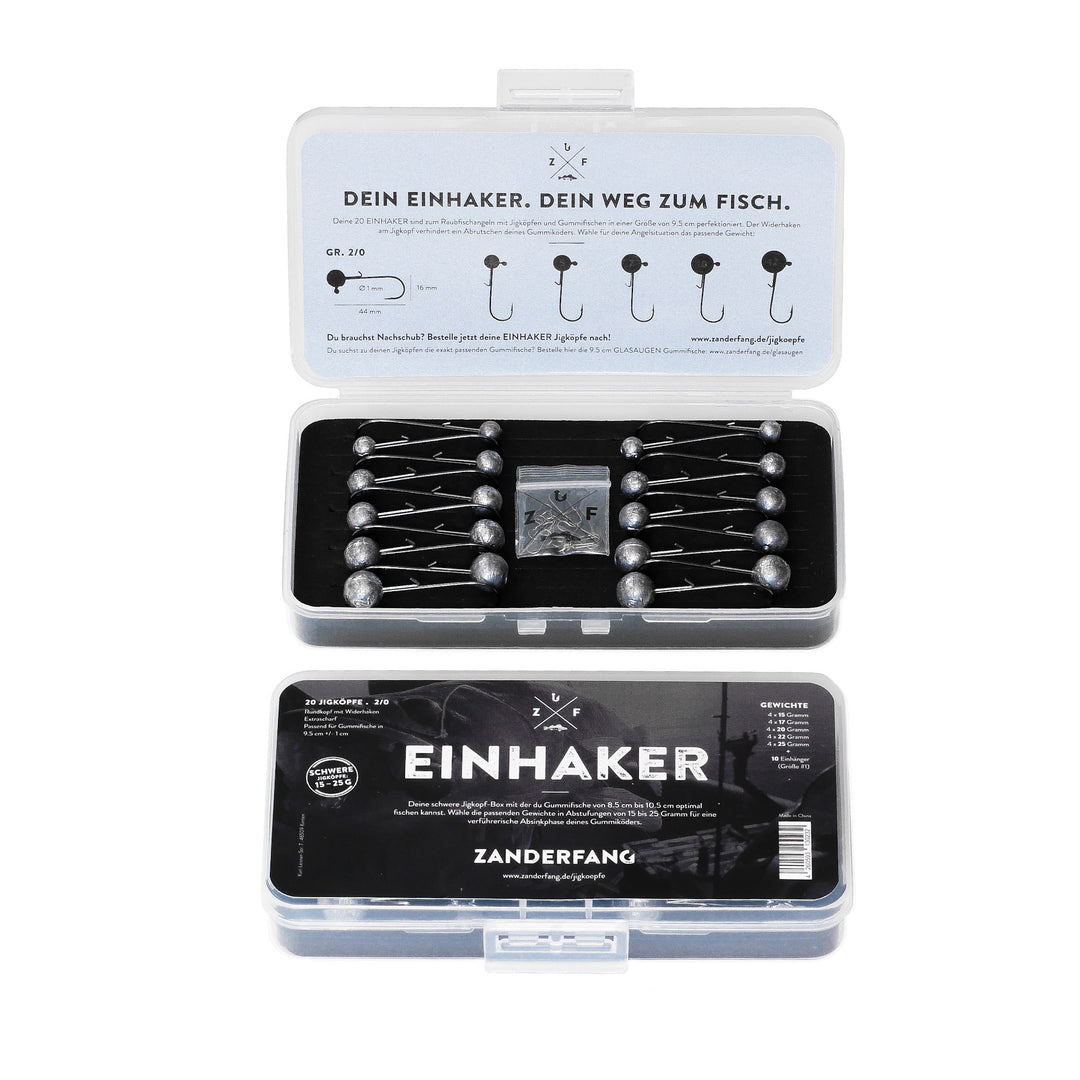 Jigbox zum Angeln mit Gummifisch von Zanderfang