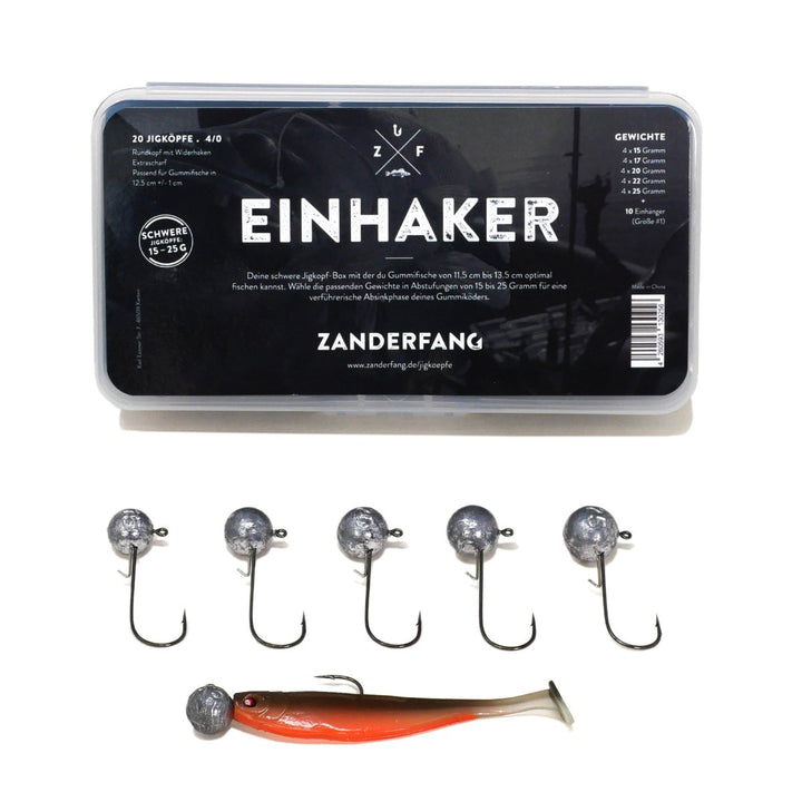 Jigkopf Set mit Box für Gummifische