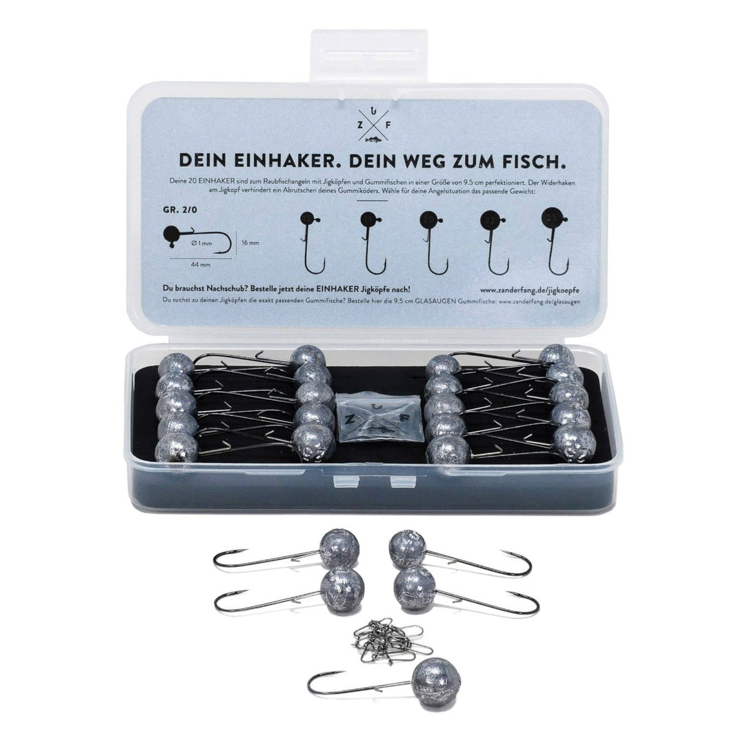 Jighaken Box Einhaker Zanderfang