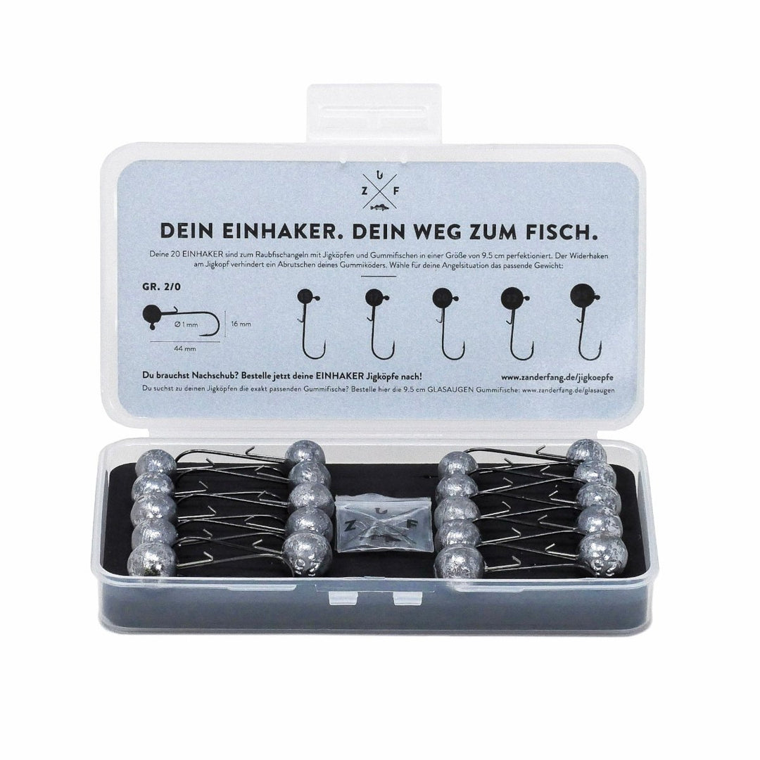 Jigköpfe Box Einhaker Zanderfang