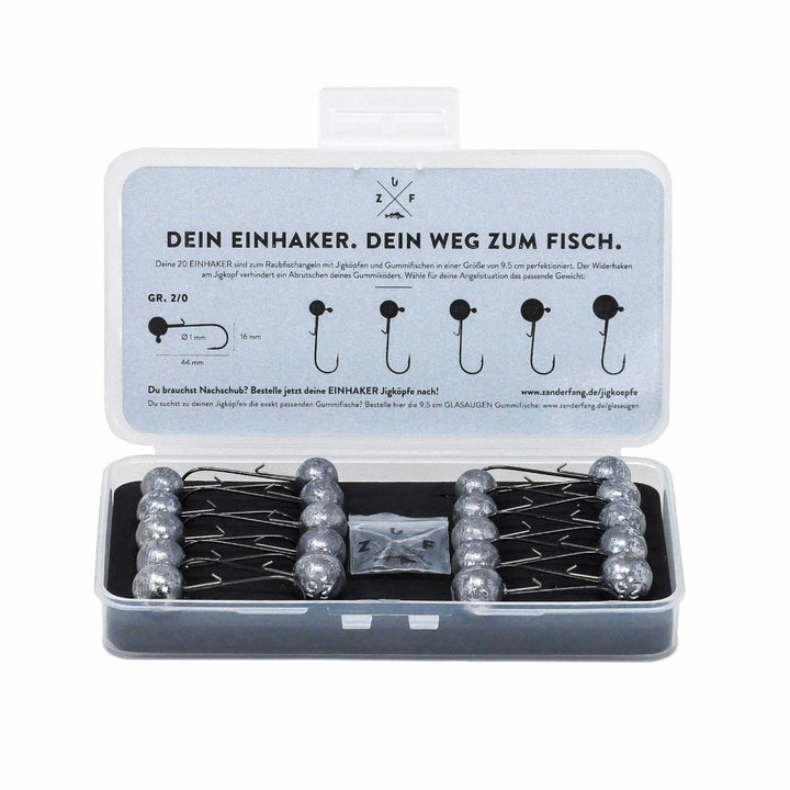 Jigköpfe Box Einhaker Zanderfang