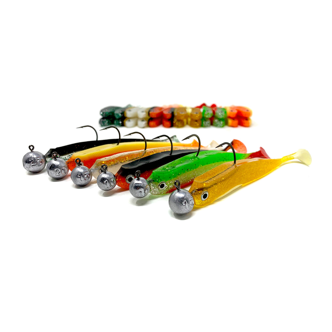 Gummifische mit Jigkopf