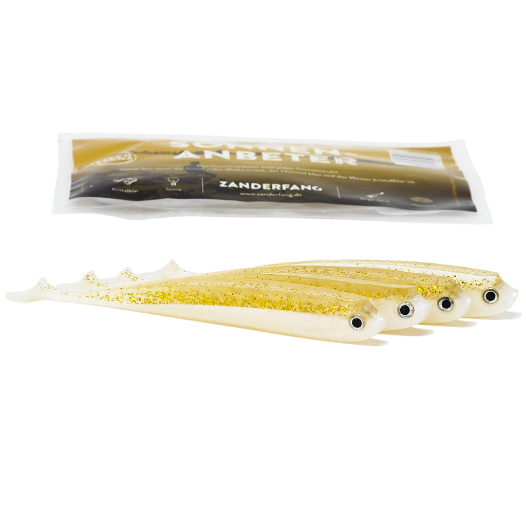 Gummifische Zanderfang weiß Sonnenanbeter