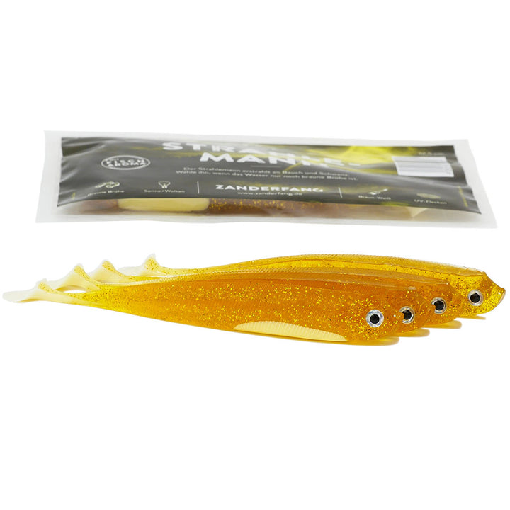 Zander Gummifische zum Zanderangeln - 4 Stück in 12,5 cm