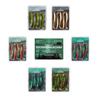 Gummiköder Barsch Angeln Gummifische 9cm Glasaugen Set 