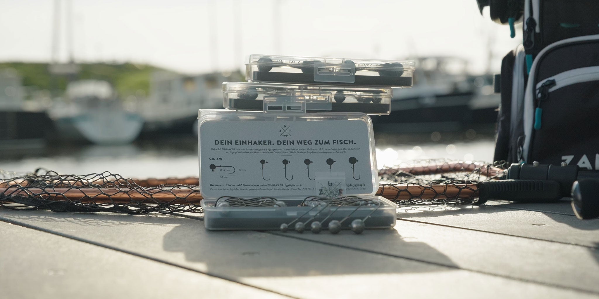Jigkopf Box zum Spinnfischen