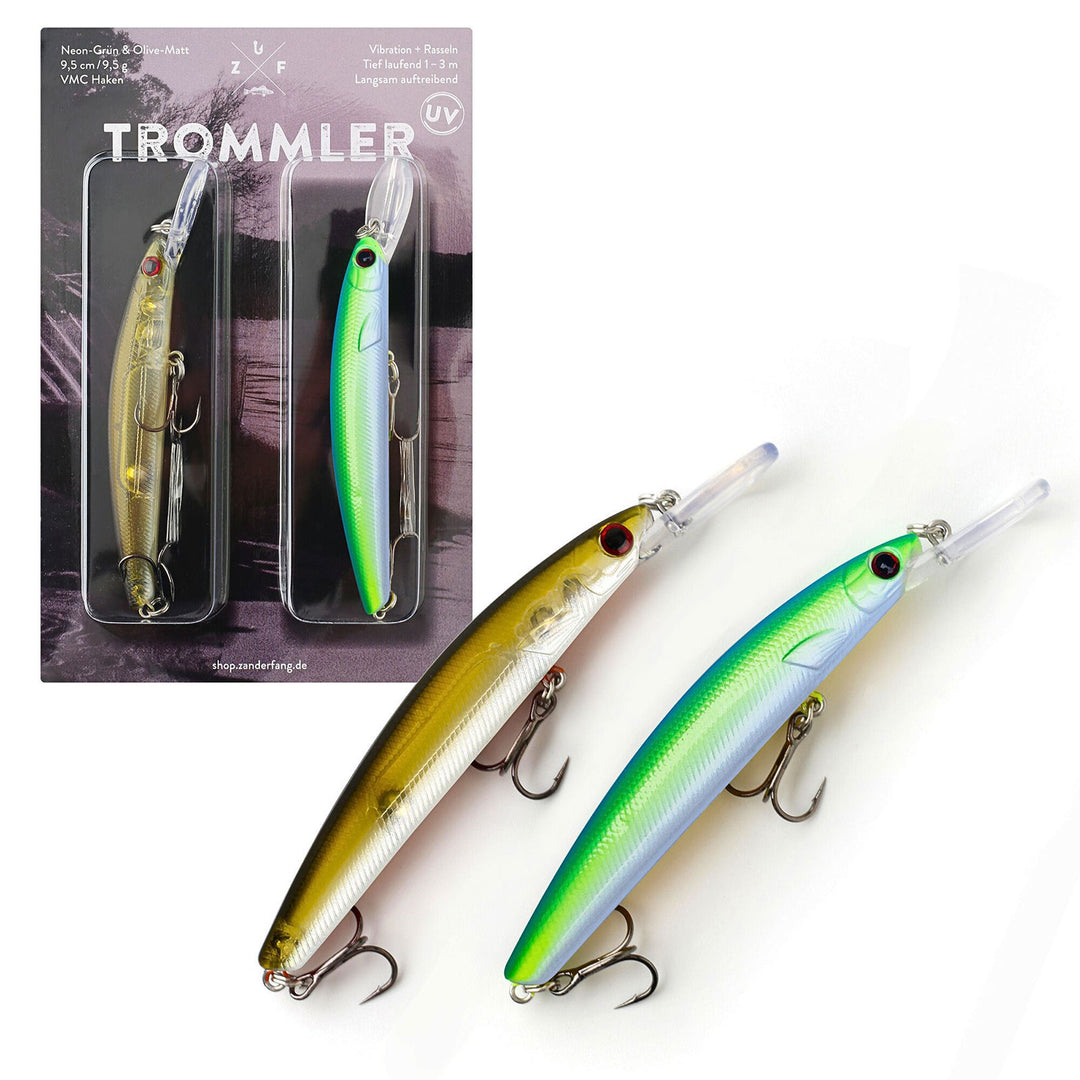 Barschköder Wobbler Trommler von Zanderfang