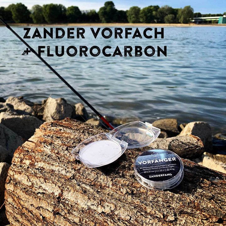 Zander Vorfach mit Fluorocarbon