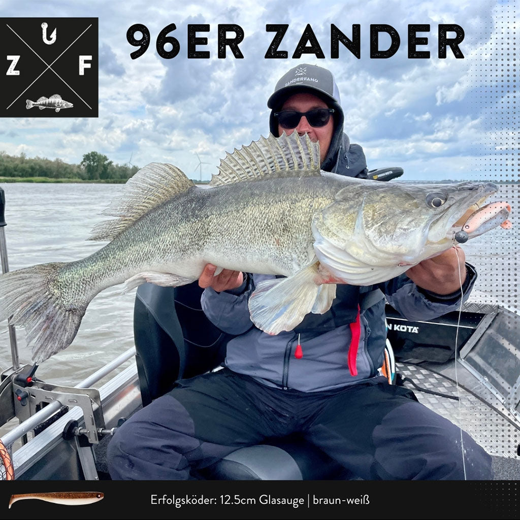 Zanderfang mit Gummiköder