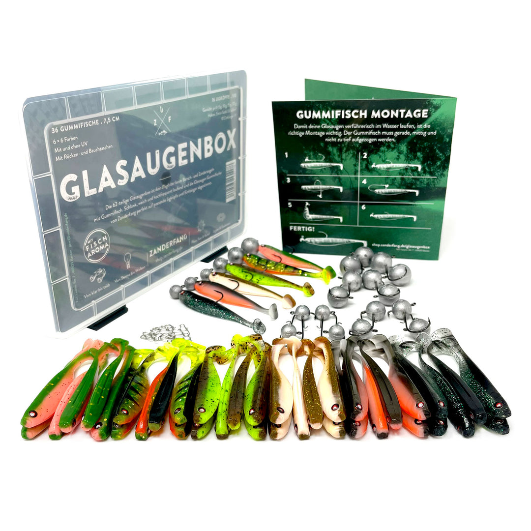 Gummifisch Box 7,5cm Gummiköder