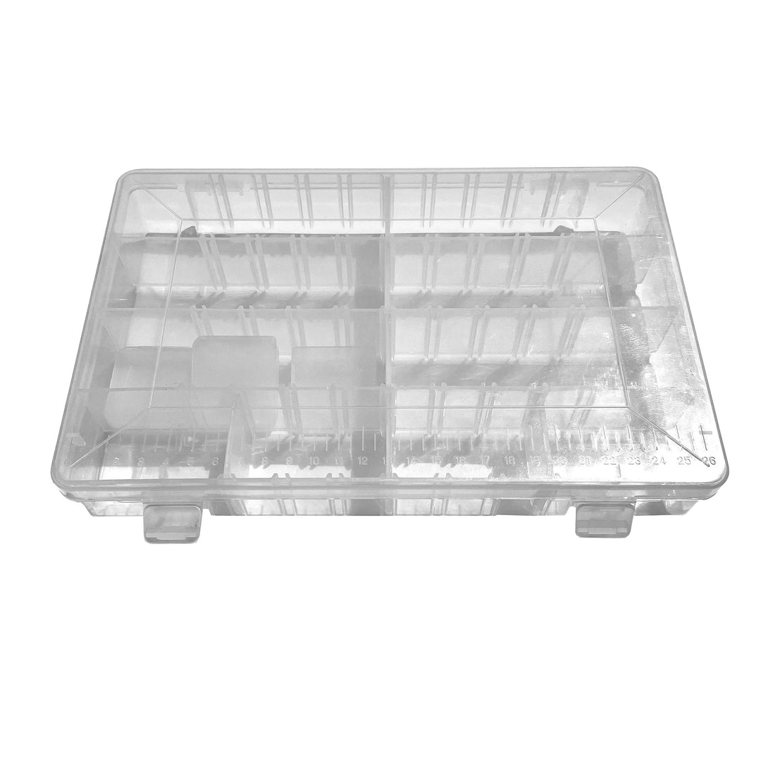 Leere Box für Gummifische