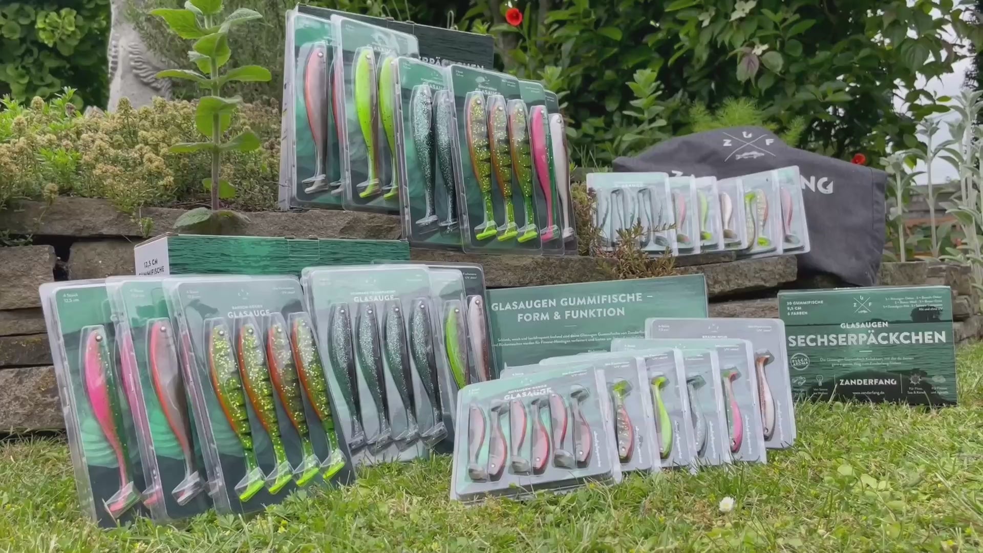 Gummifische im Set zum Raubfischangeln