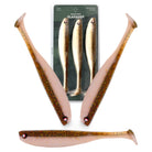 Gummifisch für Zander in Weiß-Braun in der Größe 15,5cm