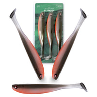 Gummifisch für Zander im Rotaugendekor in 15,5cm