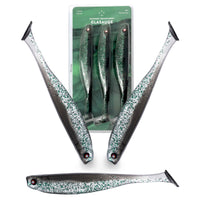 Gummifisch schwarz in 15cm für große Zander für Nachts 