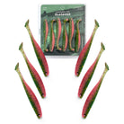 Gummifische mit UV für Barsche und Zander in pink grün