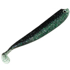 schwarzer Gummifisch für Zander in 12,5cm
